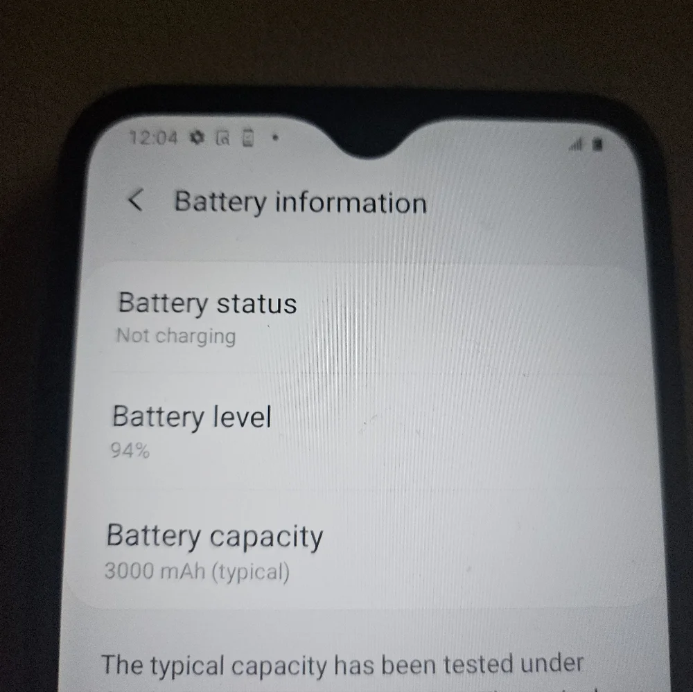 Samsung Galaxy A01 Smartphone - Black Front Display